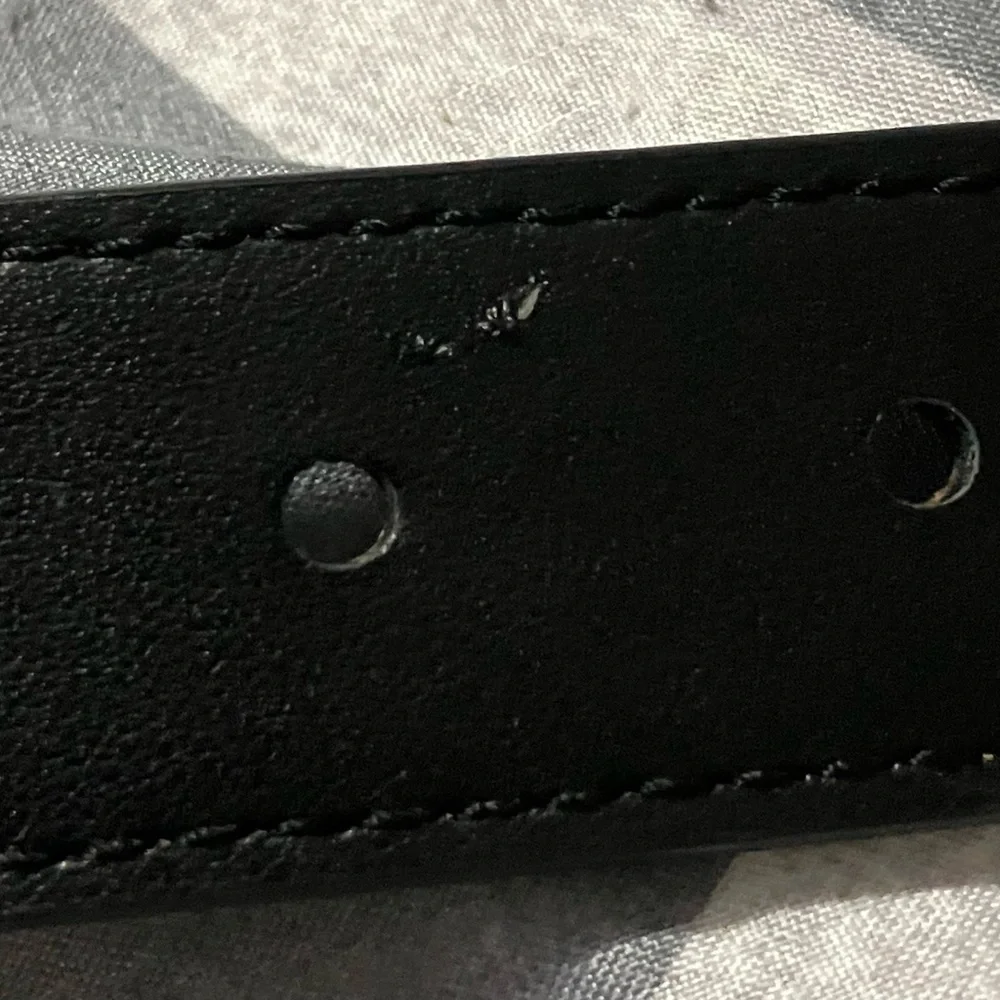 Reversible Brown/Black Leather Belt with Silver Buckle